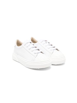 MM6 Maison Margiela Kids low-top leather sneakers - White