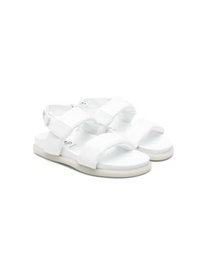 MM6 Maison Margiela Kids padded-straps leather sandals - White