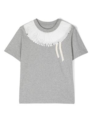 MM6 Maison Margiela Kids round neck short-sleeved T-shirt - Grey