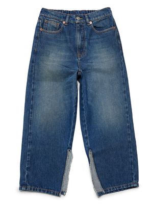 MM6 Maison Margiela Kids slit-detail jeans - Blue