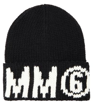 MM6 Maison Margiela Kids Wool-blend beanie