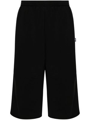 MM6 Maison Margiela knee-length cotton bermuda shorts - Black