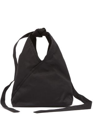MM6 Maison Margiela knot-detail triangle handbag - Black
