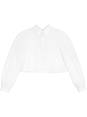 MM6 Maison Margiela layered cotton shirt - White