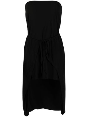 MM6 Maison Margiela layered-effect strapless dress - Black