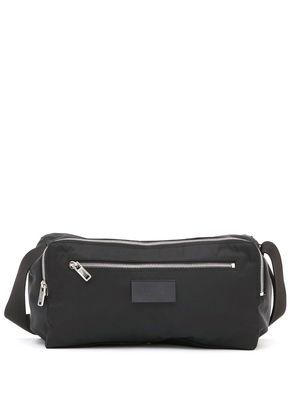 MM6 Maison Margiela leather-trim zipped shoulder bag - Black
