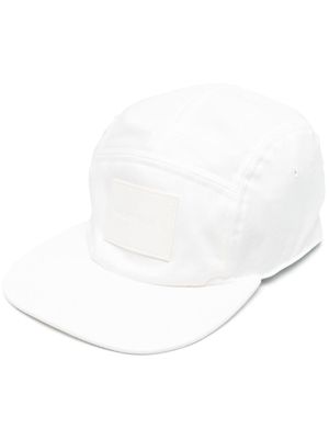 MM6 Maison Margiela logo-patch flat peak cap - White
