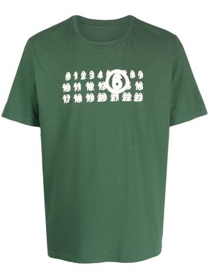 MM6 Maison Margiela logo-print cotton T-shirt - Green