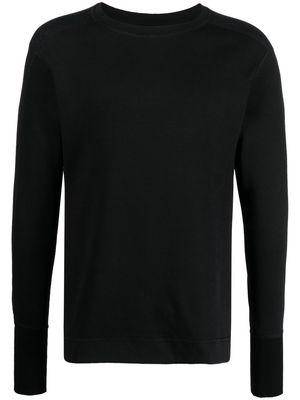 MM6 Maison Margiela long-sleeve ribbed T-shirt - Black