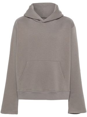 MM6 Maison Margiela mélange-effect drop-shoulder hoodie - Neutrals