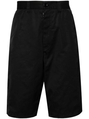 MM6 Maison Margiela mid-rise cargo shorts - Black