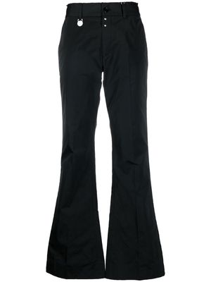 MM6 Maison Margiela mid-rise flared trousers - Black
