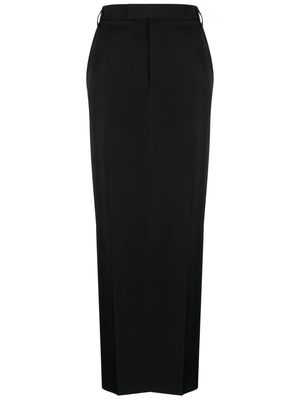 MM6 Maison Margiela mid-rise straight skirt - Black