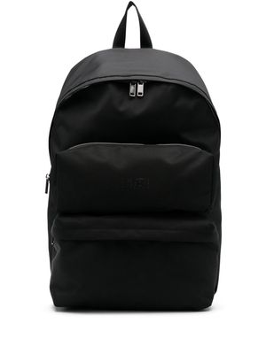 MM6 Maison Margiela multi-pocket logo-print backpack - Black