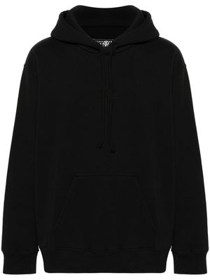 MM6 Maison Margiela Numbers logo-print hoodie - Black