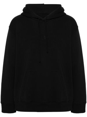 MM6 Maison Margiela numbers-motif hoodie - Black