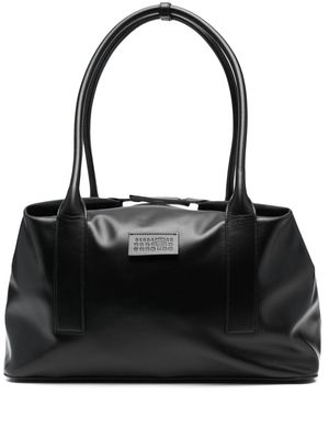 MM6 Maison Margiela numbers-motif leather tote bag - Black