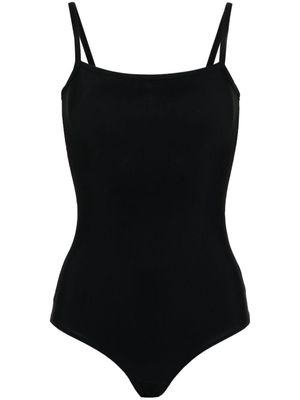 MM6 Maison Margiela numbers-motif sleeveless bodysuit - Black