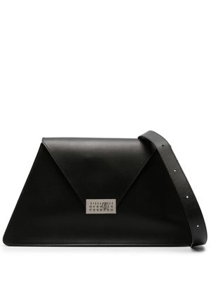 MM6 Maison Margiela Numeric leather shoulder bag - Black