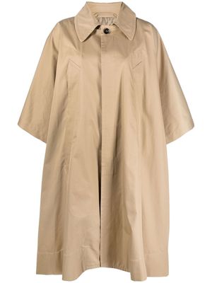 MM6 Maison Margiela oversized collared coat - Neutrals