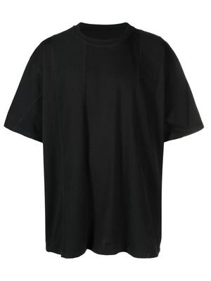 MM6 Maison Margiela oversized panelled T-shirt - Black