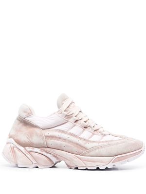 MM6 Maison Margiela panelled low-top sneakers - Pink