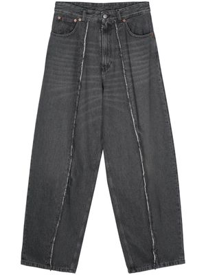 MM6 Maison Margiela raw-cut tapered jeans - Grey