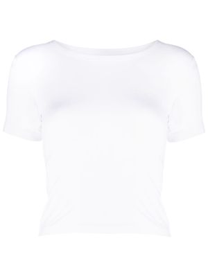 MM6 Maison Margiela signature numbers motif T-shirt - White