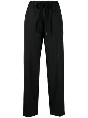 MM6 Maison Margiela single-stitch cropped trousers - Black