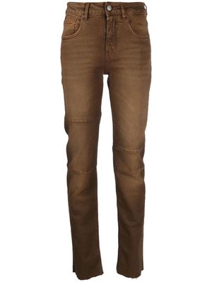 MM6 Maison Margiela skinny denim jeans - Brown