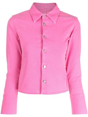 MM6 Maison Margiela slim-fit long-sleeve shirt - Pink