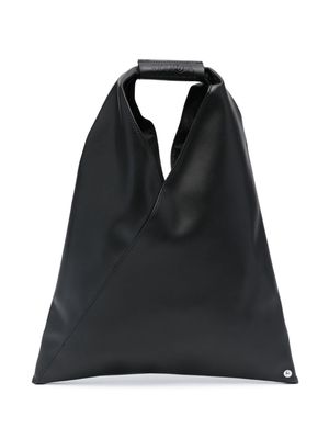 MM6 Maison Margiela small Japanese leather tote bag - Black