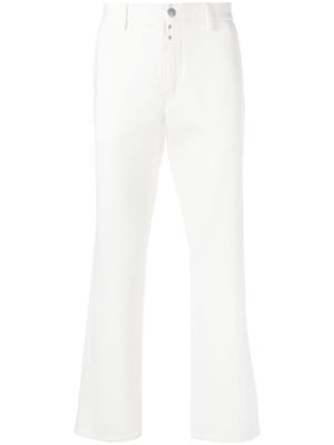 MM6 Maison Margiela straight-leg cotton jeans - White