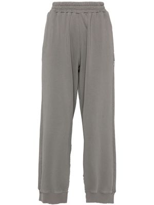 MM6 Maison Margiela straight-leg cotton track pants - Grey