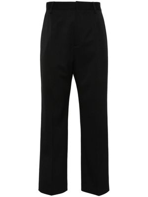 MM6 Maison Margiela straight-leg cropped trousers - Black