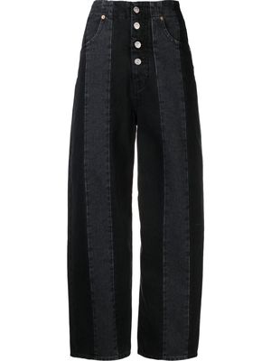 MM6 Maison Margiela straight-leg denim jeans - Black