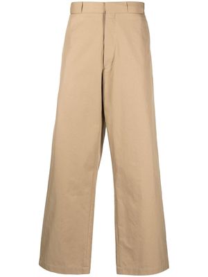 MM6 Maison Margiela straight-leg tailored trousers - Brown