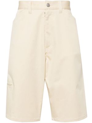 MM6 Maison Margiela tailored cotton shorts - Neutrals