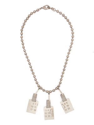 MM6 Maison Margiela three-pendant necklace - Silver