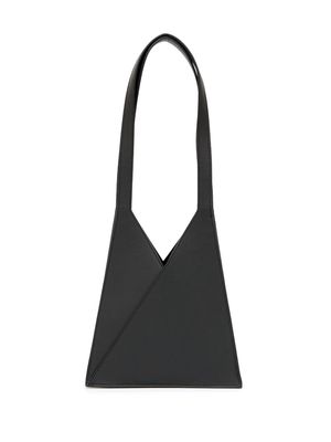 MM6 Maison Margiela top-handle leather tote - Black