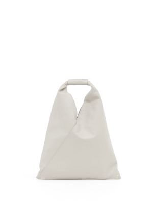 MM6 Maison Margiela Triangle top-handle tote - White
