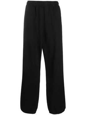 MM6 Maison Margiela wide-leg cotton track pants - Black