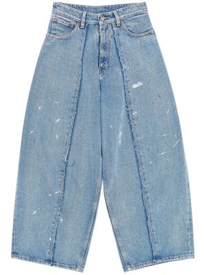 MM6 Maison Margiela wide-leg cropped jeans - Blue
