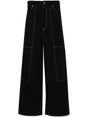 MM6 Maison Margiela wide-leg jeans - Black