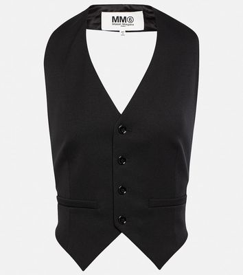MM6 Maison Margiela Wool-blend vest