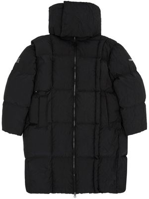 MM6 Maison Margiela x Chen Peng detachable-hood puffer coat - Black