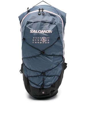 MM6 Maison Margiela X Salomon x Salomon logo-print backpack - Blue
