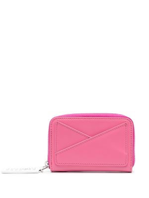 MM6 Maison Margiela zipped leather wallet - Pink