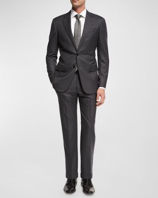 Mne's Basic Wool Two-Piece Suit