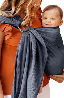 MOBY Ring Sling Double Gauze Baby Carrier in Grey